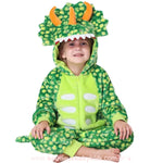 Macacão Infantil Fantasia Kigurumi Dinossauro Verde - Boutique Baby Kids
