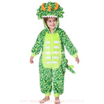 Macacão Infantil Fantasia Kigurumi Dinossauro Verde - Boutique Baby Kids