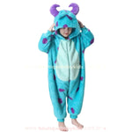 Macacão Infantil Fantasia Kigurumi Sulley Monstros S.A - Boutique Baby Kids