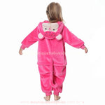 Macacão Infantil Fantasia Kigurumi Ursinha Rosa - Boutique Baby Kids