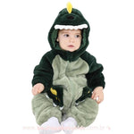Macacão Bebê Fantasia Bichinho Dinossauro Verde - Boutique Baby Kids 