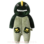 Macacão Bebê Fantasia Bichinho Dinossauro Verde - Boutique Baby Kids 