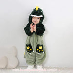 Macacão Bebê Fantasia Bichinho Dinossauro Verde - Boutique Baby Kids 