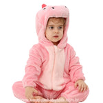 Macacão Bebê Fantasia Bichinho Dinossaura Rosa - Boutique Baby Kids 