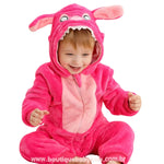 Macacão Bebê Fantasia Stitch Angel Rosa - Boutique Baby Kids