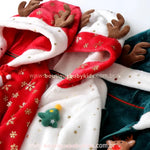 Macacão Bebê Temático de Natal Peluciado com Chifrinhos - Boutique Baby Kids