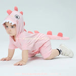 Macaquinho Bebê Fantasia Bichinho Dinossaura Rosa - Boutique Baby Kids 
