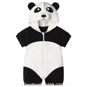 Macaquinho Bebê Fantasia Urso Panda - Boutique Baby Kids