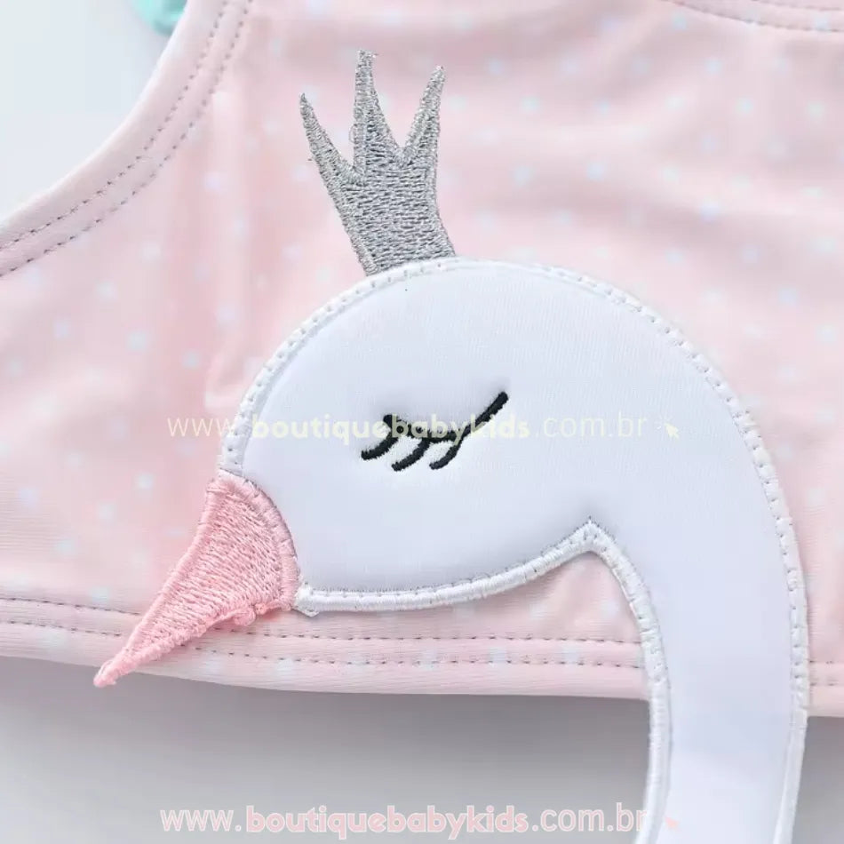 Maiô Infantil Engana Mamãe Cisne