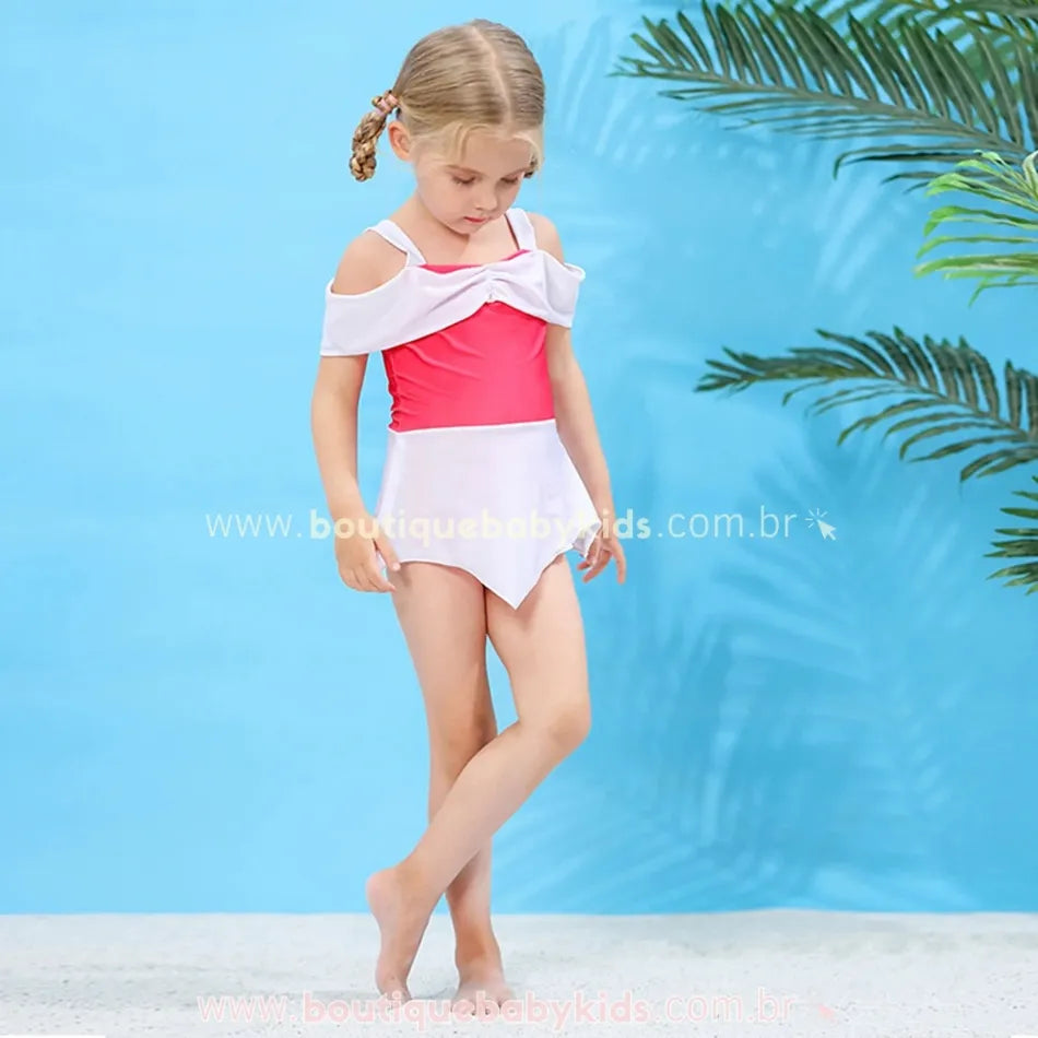 Maiô Infantil Princesa Aurora