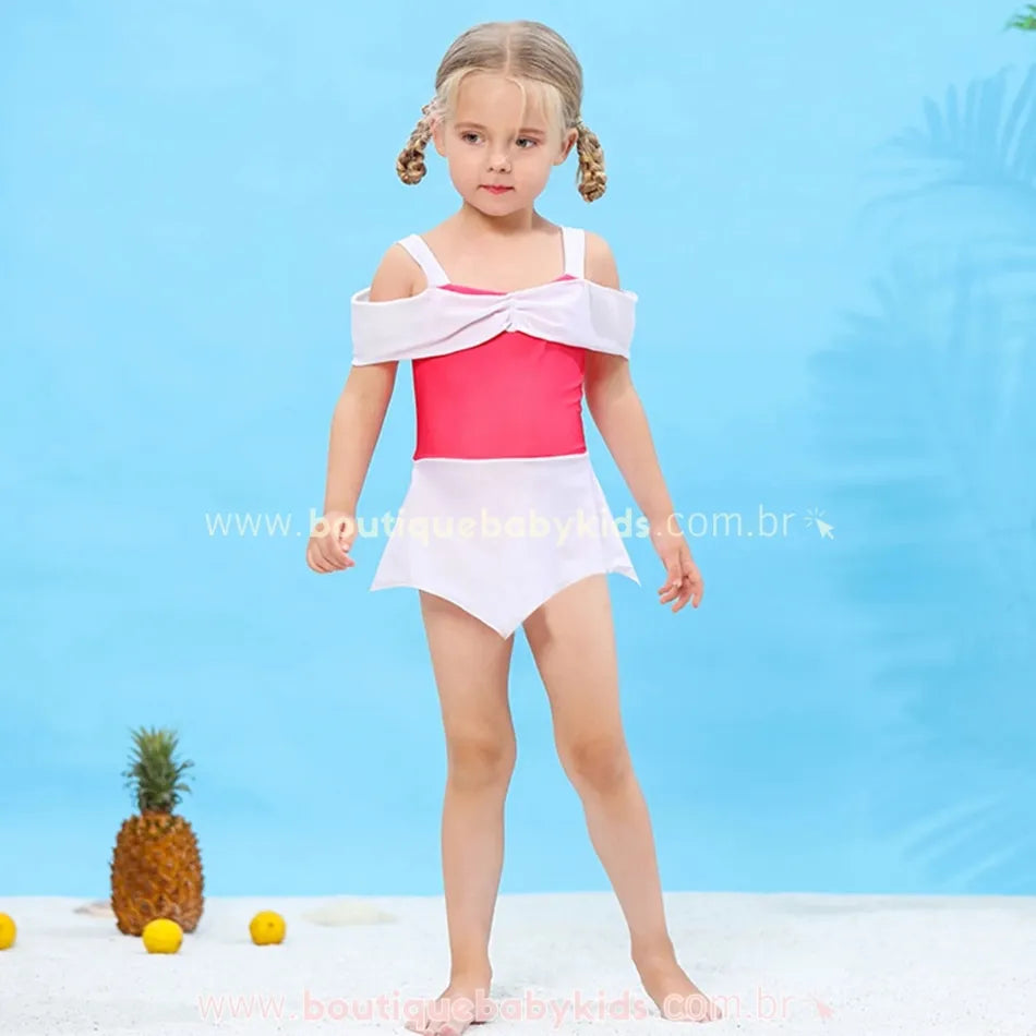 Maiô Infantil Princesa Aurora