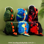 Mochila Infantil Dino com Capuz Removível - Boutique Baby Kids