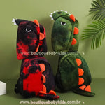 Mochila Infantil Dinossauro com Capuz Removível - Boutique Baby Kids