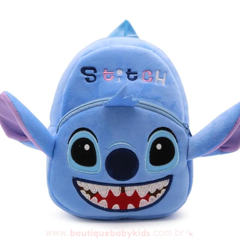 Mochila Infantil Stitch Azul - Boutique Baby Kids