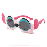 Óculos de Sol Infantil com Proteção Solar Stitch Rosa - Boutique Baby Kids