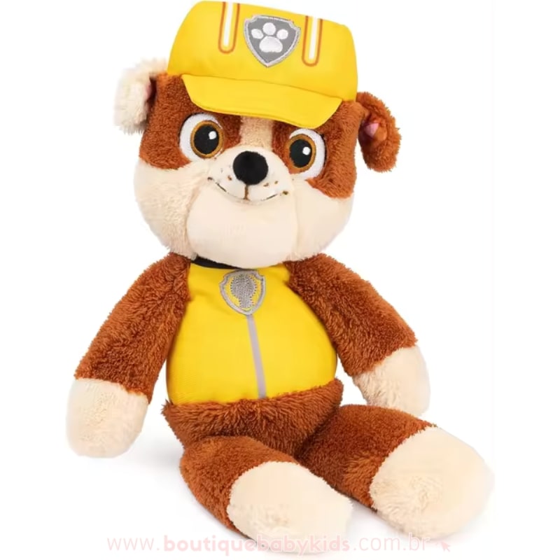 Pelúcia Personagens Patrulha Canina Rubble 30 cm - Boutique Baby Kids 
