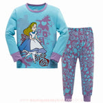 Pijama Infantil Longo Alice no País das Maravilhas Azul - Boutique Baby Kids