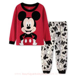 Pijama Infantil Longo Disney Mickey Mouse Vermelho - Boutique Baby Kids