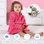Roupão Infantil Divertido Dinossauro Rosa Pink - Boutique Baby Kids 