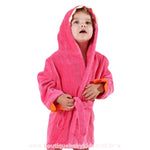Roupão Infantil Divertido Dinossauro Rosa Pink - Boutique Baby Kids 