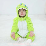 Macacão Bebê Fantasia Bichinho Dinossauro Verde - Boutique Baby Kids