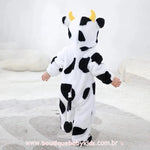 Macacão Bebê Fantasia Bichinho Vaquinha - Boutique Baby Kids