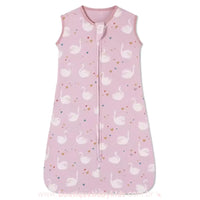 Saco de Dormir Bebê Estampa Cisnes Rosa