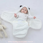 Saco de Dormir Bebê Sherpa Ursinho Panda - Boutique Baby Kids