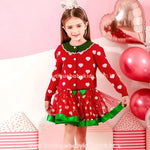 Saia Infantil Tule Poá Encanto de Natal Vermelho - Boutique Baby Kids