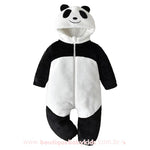 Macacão Bebê Fantasia Bichinho Ursinho Panda - Boutique Baby Kids