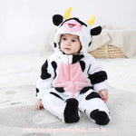 Macacão Bebê Fantasia Bichinho Vaquinha - Boutique Baby Kids