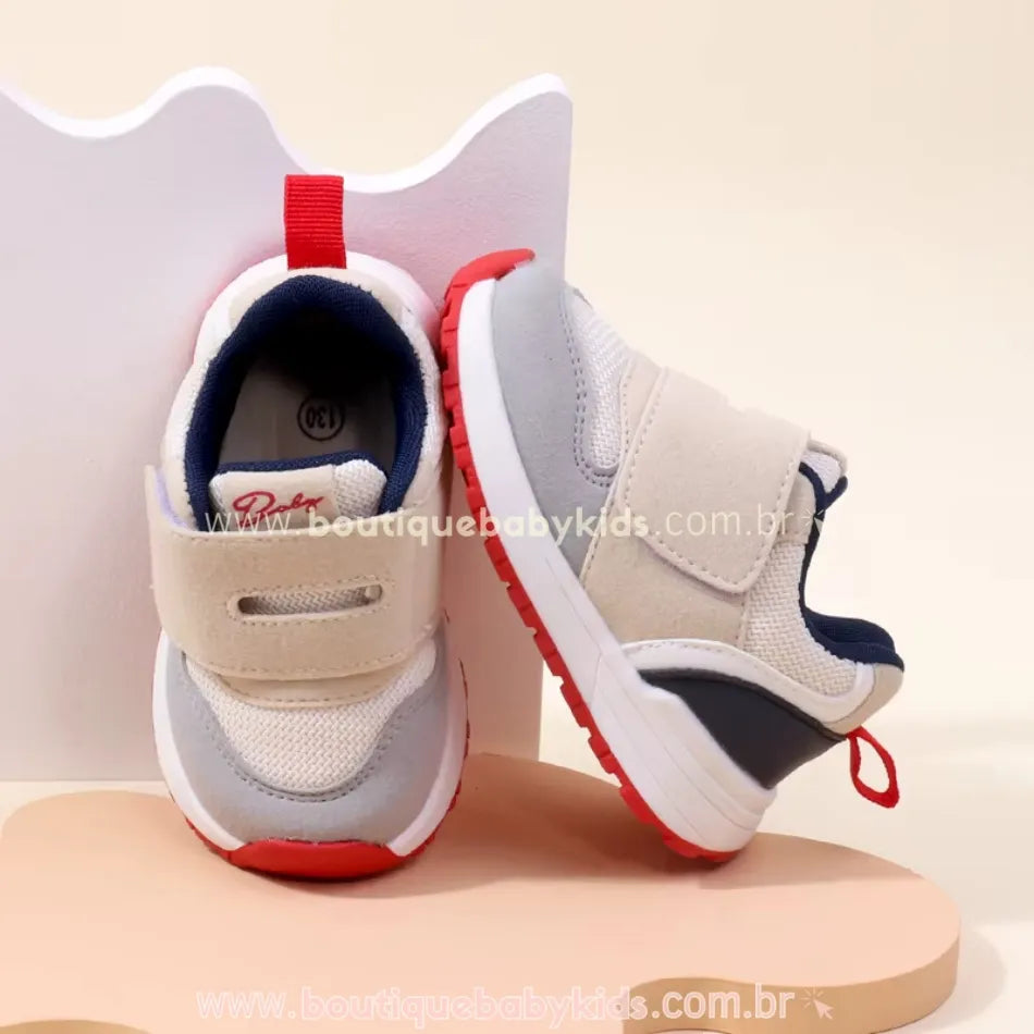 Tênis Infantil Primeiros Passos Playtime Vermelho - Boutique Baby Kids 