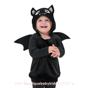Colete Bebê Fantasia Halloween Morceguinho - Boutique Baby Kids