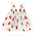 Vestido Bebê Bordado Cereja Tule - Boutique Baby Kids