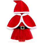 Vestido Bebê Mamãe Noel com Capa - Boutique Baby Kids