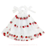 Vestido Bebê Moranguinho Tule com Asinhas - Boutique Baby Kids