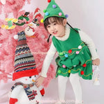 Vestido Infantil Árvore de Natal com Gorro - Boutique Baby Kids