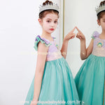 Vestido Infantil Fantasia Princesa Pequena Sereia Ariel Encantada - Boutique Baby Kids