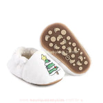 Pantufinha de Bebê Temática Árvore de Natal Bordada - Boutique Baby Kids 