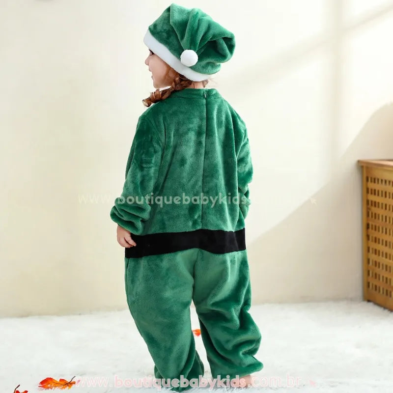 Macacão Bebê Natal dos Cervinhos com Gorro