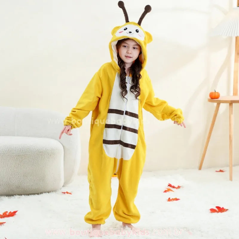 Macacão Infantil Fantasia de Abelhinha para Criança - Boutique Baby Kids