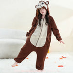 Macacão Infantil Kigurumi Fantasia de Macaquinho Marrom - Boutique Baby Kids