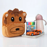 Mochila Infantil Costas Peluciada Leãozinho Caramelo - Boutique Baby Kids