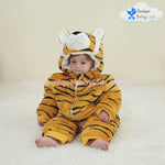 Macacão Bebê Acolchoado Fantasia Tigre - Boutique Baby Kids