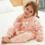 Saco de Dormir Infantil Estampa de Gatinhas Manga Longa Rosa - Boutique Baby Kids