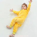 Saco de Dormir Infantil Bordado Patinho Manga Longa Amarelo - Boutique Baby Kids
