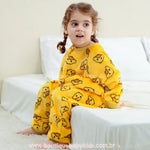 Saco de Dormir Infantil Estampa Patinhos Manga Longa Amarelo - Boutique Baby Kids