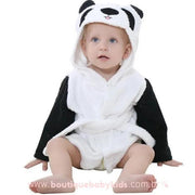 Roupão Bebê Ursinho Panda com Capuz - Boutique Baby Kids