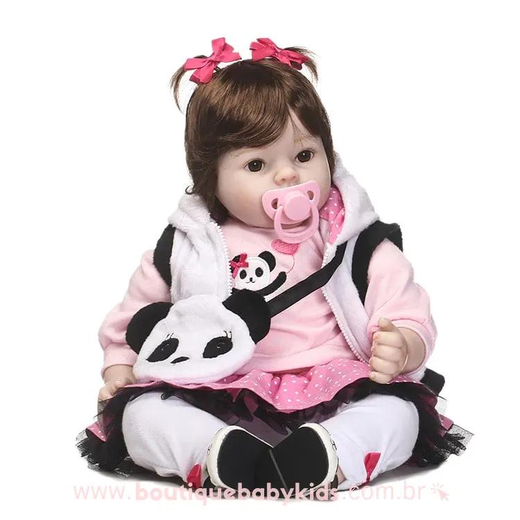 Bebê Reborn Lívia em Silicone - Boutique Baby Kids