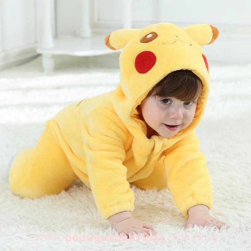 Macacão Bebê Inverno Fantasia Pokémon Pikachu - Frete Grátis – Boutique  Baby Kids